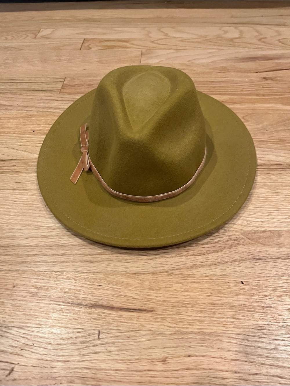 J. Crew Wool Fedora with Tan Band
